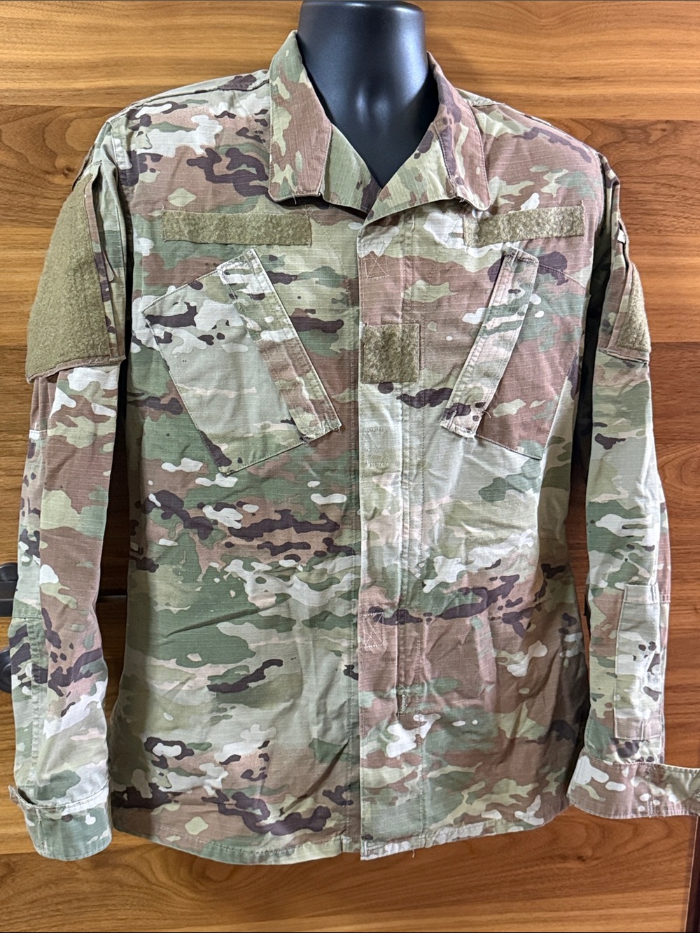 Men's Military Field Jacket - Multicam Camo Green/Brown